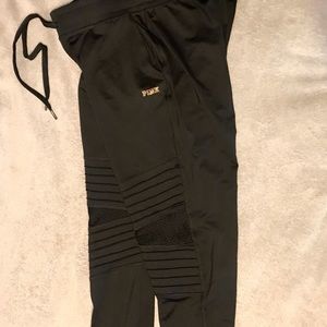 PINK Black Joggers
